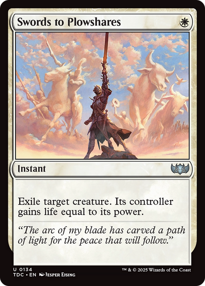 Swords to Plowshares [Tarkir: Dragonstorm Commander] Magic: The Gathering