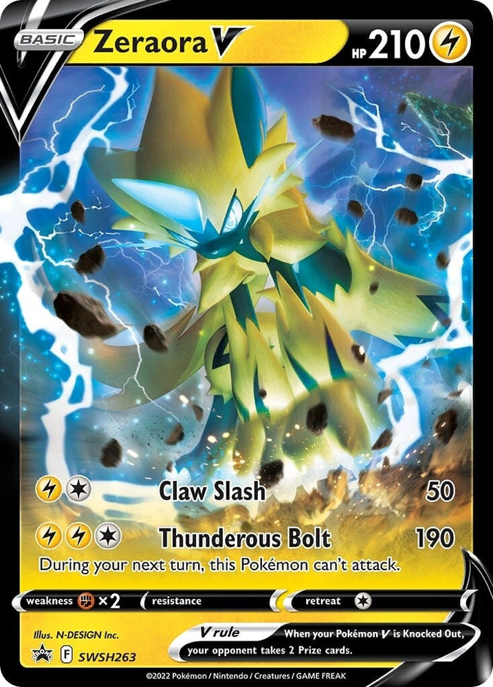 Zeraora V (SWSH263) [Sword & Shield: Black Star Promos] Pokémon