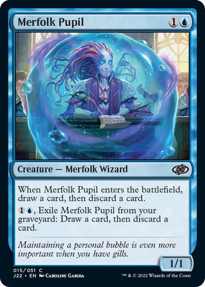 Merfolk Pupil [Jumpstart 2022] Magic: The Gathering