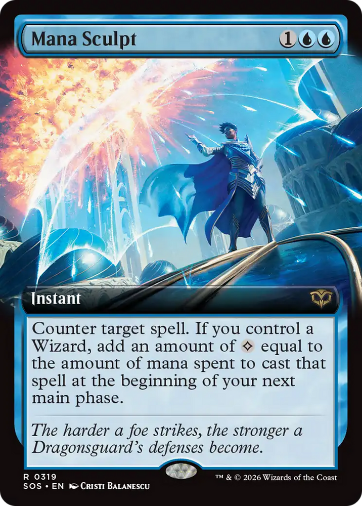 Mana Sculpt (Extended Art) [Secrets of Strixhaven] Magic: The Gathering