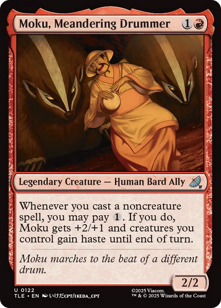 Moku, Meandering Drummer [Avatar: The Last Airbender: Eternal-Legal] Magic: The Gathering