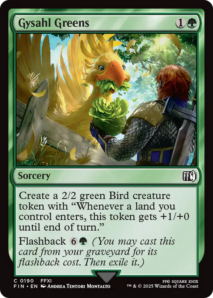 Gysahl Greens [FINAL FANTASY] Magic: The Gathering
