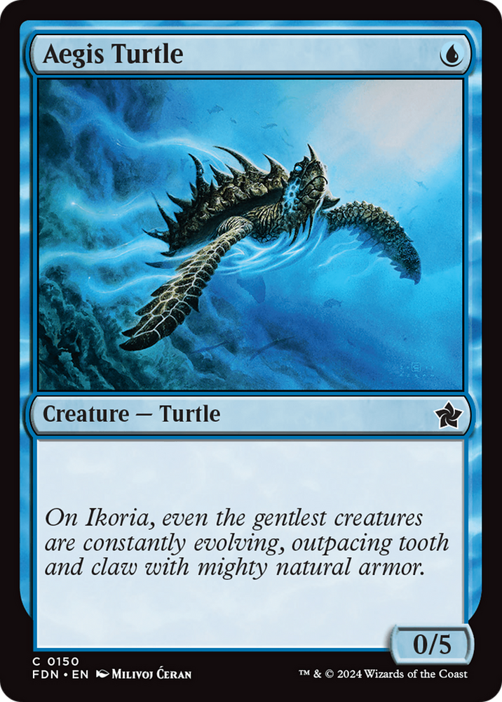 Aegis Turtle [Foundations] Magic: The Gathering