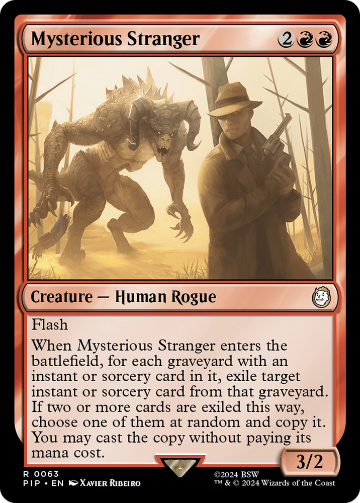 Mysterious Stranger [Fallout] Magic: The Gathering