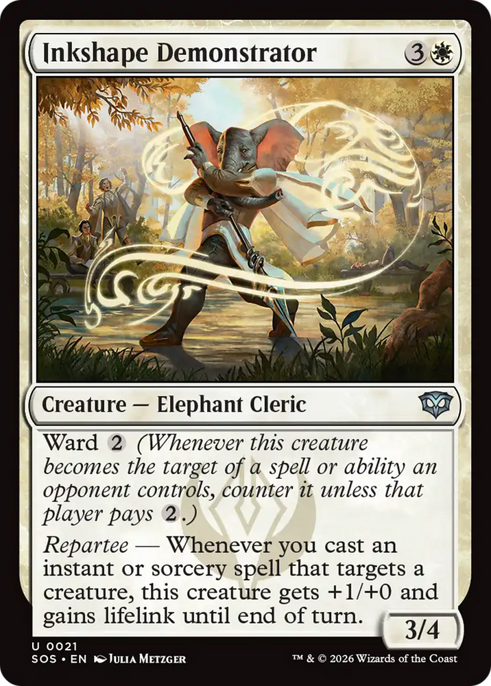 Inkshape Demonstrator [Secrets of Strixhaven] Magic: The Gathering
