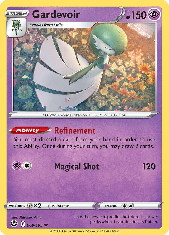 Gardevoir (069/195) (Theme Deck Exclusive) [Sword & Shield: Silver Tempest] Pokémon
