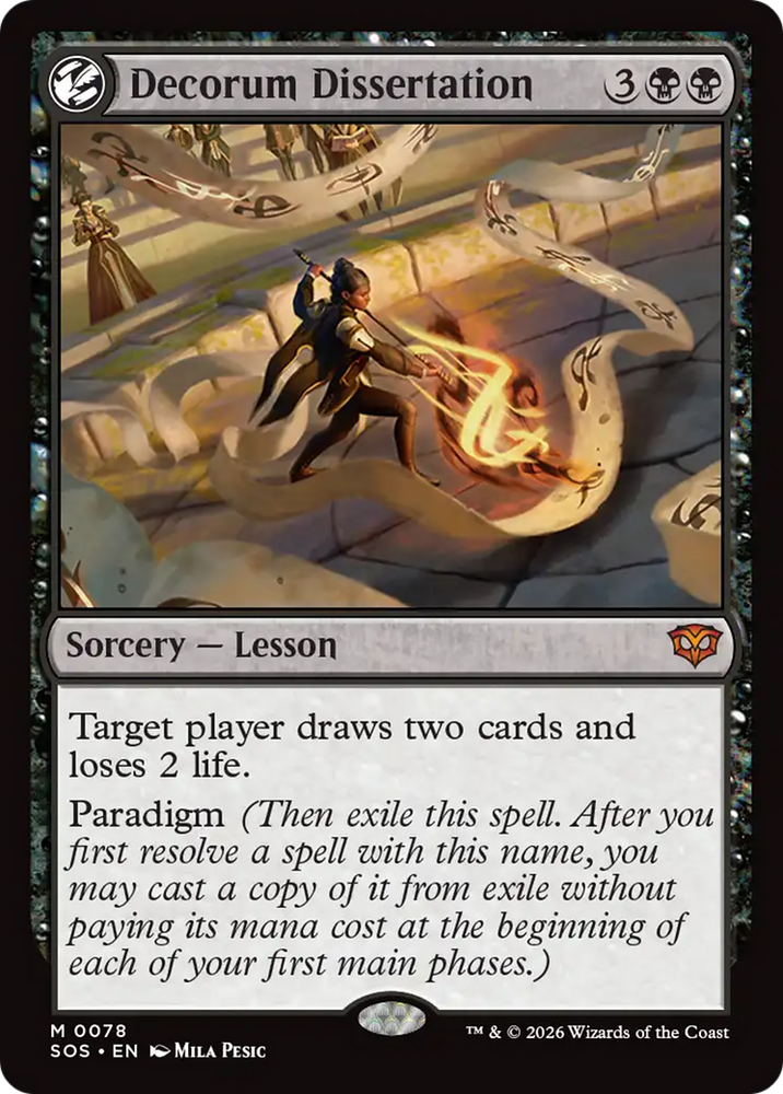 Decorum Dissertation [Secrets of Strixhaven] Magic: The Gathering