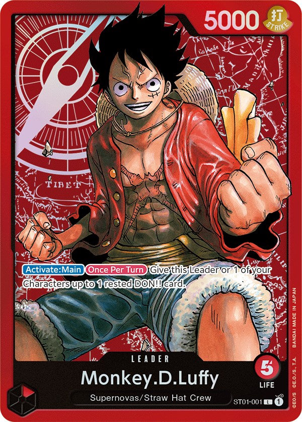 Monkey.D.Luffy (001) [Starter Deck: Straw Hat Crew] Bandai