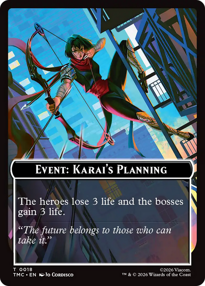 Event: Karai's Planning [Teenage Mutant Ninja Turtles Commander Tokens] Magic: The Gathering