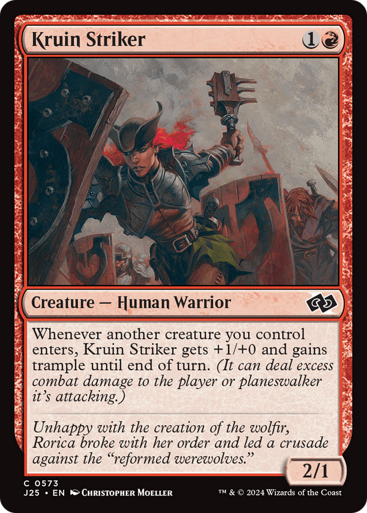 Kruin Striker [Foundations Jumpstart] Magic: The Gathering