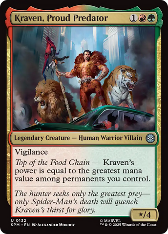 Kraven, Proud Predator [Marvel's Spider-Man] Magic: The Gathering
