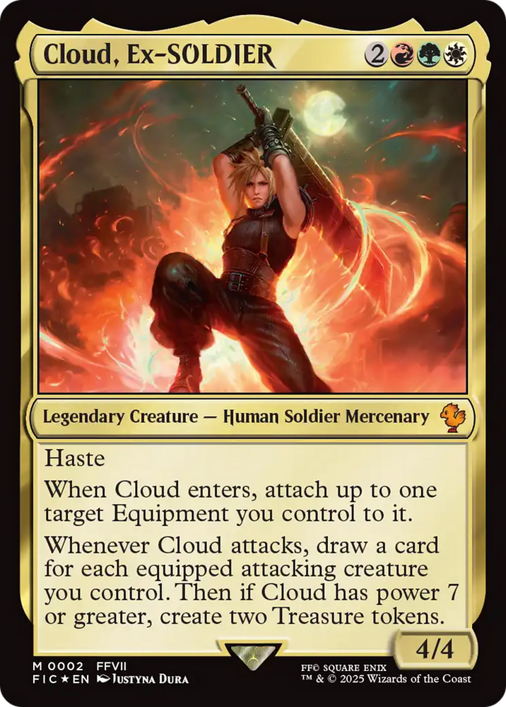 Cloud, Ex-SOLDIER [FINAL FANTASY Commander] Magic: The Gathering