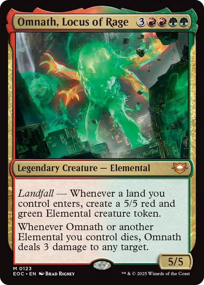 Omnath, Locus of Rage [Edge of Eternities Commander] Magic: The Gathering