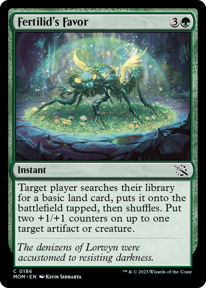 Fertilid's Favor [March of the Machine] Magic: The Gathering