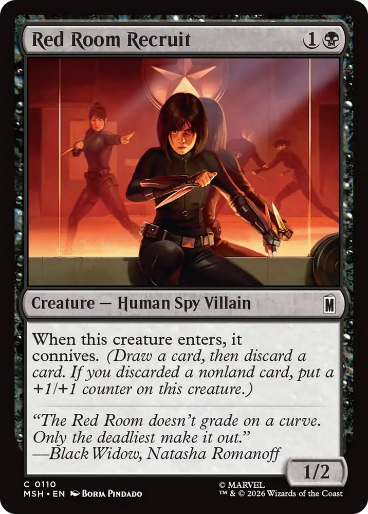 Red Room Recruit [Marvel Super Heroes] Magic: The Gathering