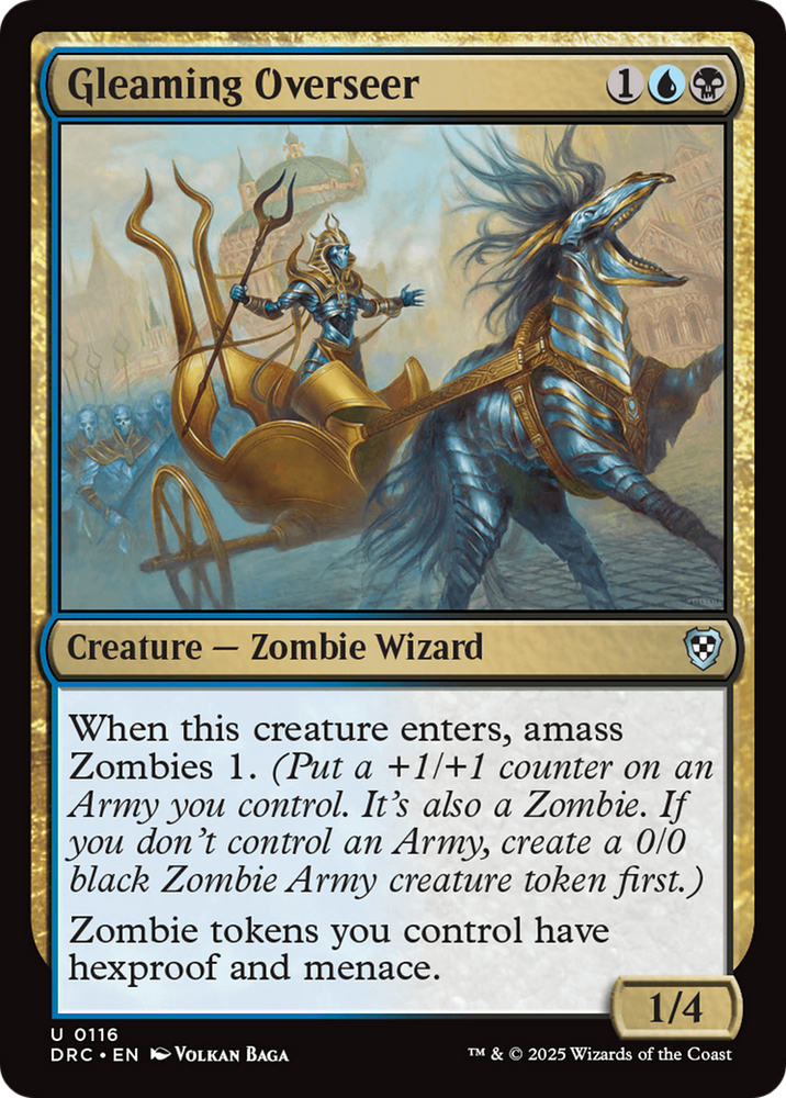 Gleaming Overseer [Aetherdrift Commander] Magic: The Gathering