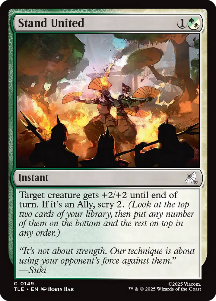 Stand United [Avatar: The Last Airbender: Eternal-Legal] Magic: The Gathering
