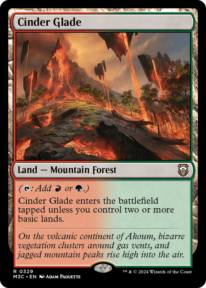 Cinder Glade [Modern Horizons 3 Commander] Magic: The Gathering