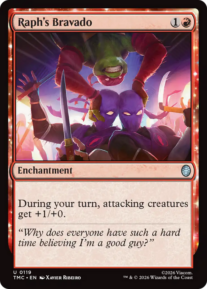 Raph's Bravado [Teenage Mutant Ninja Turtles Commander] Magic: The Gathering