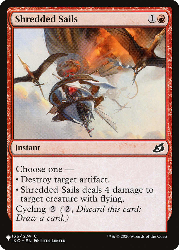 Shredded Sails [The List] Magic: The Gathering
