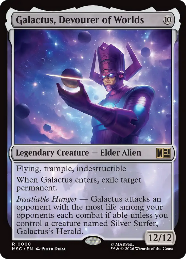 Galactus, Devourer of Worlds (Surge Foil) [Marvel Super Heroes Commander] Magic: The Gathering
