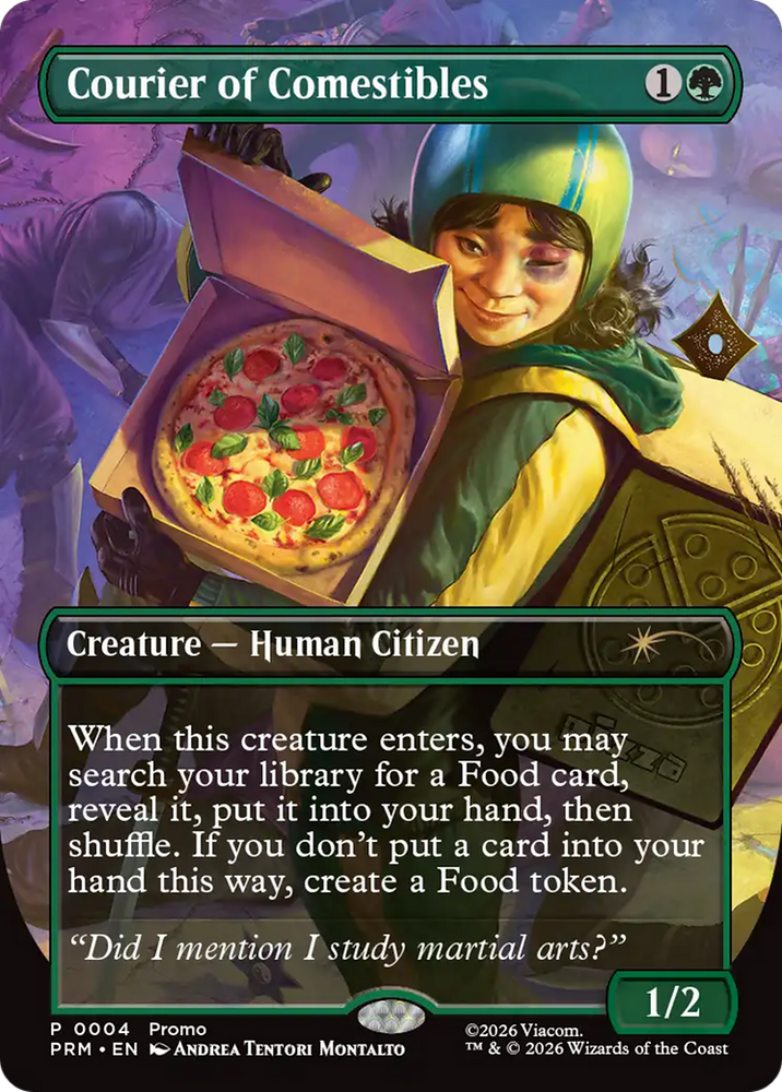 Courier of Comestibles (Borderless) [Wizards Play Network 2026] Magic: The Gathering