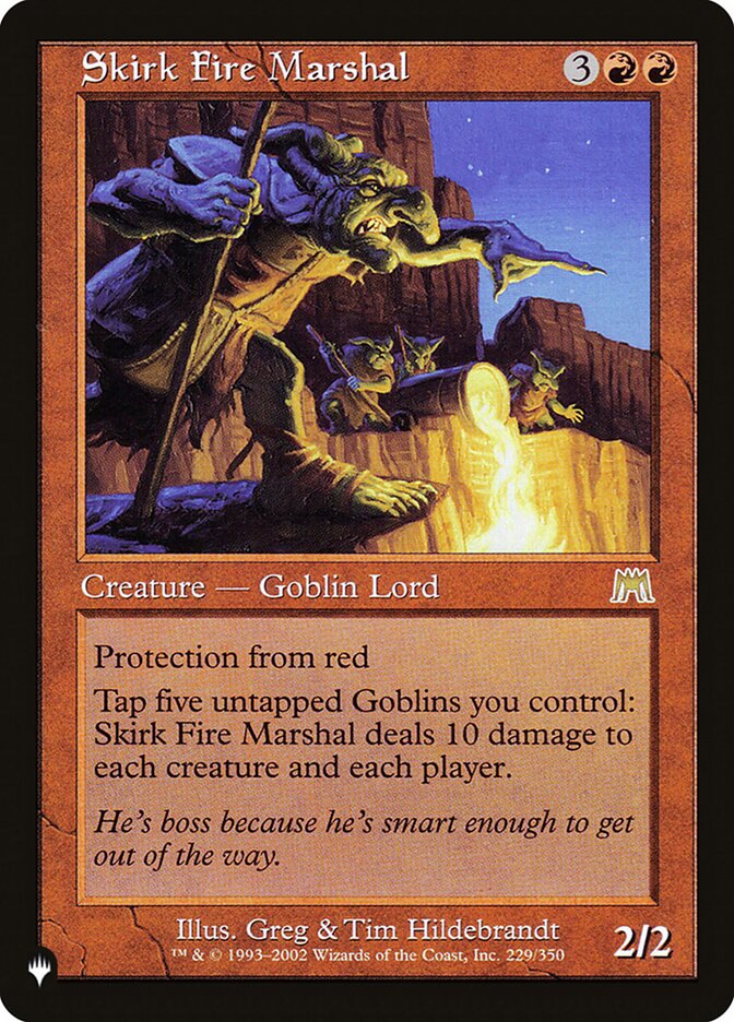 Skirk Fire Marshal [The List] Magic: The Gathering