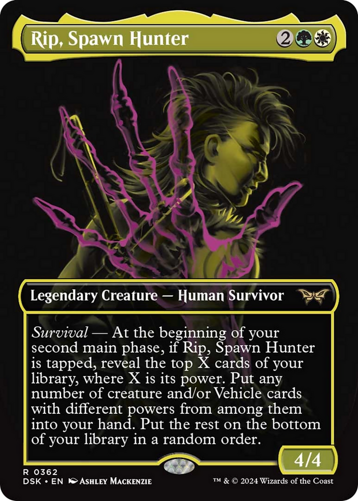 Rip, Spawn Hunter (Showcase) [Duskmourn: House of Horror] Magic: The Gathering