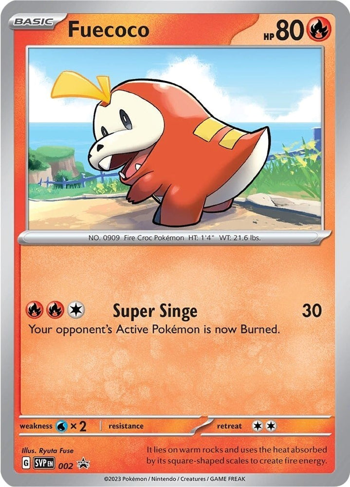 Fuecoco (002) [Scarlet & Violet: Black Star Promos] Pokémon
