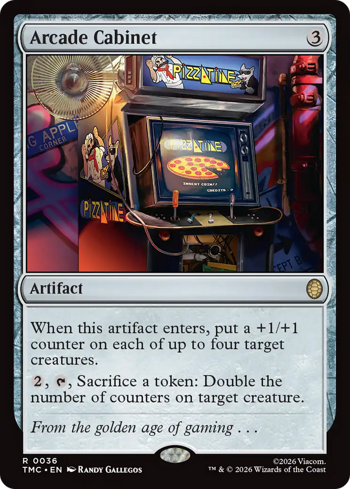 Arcade Cabinet [Teenage Mutant Ninja Turtles Commander] Magic: The Gathering