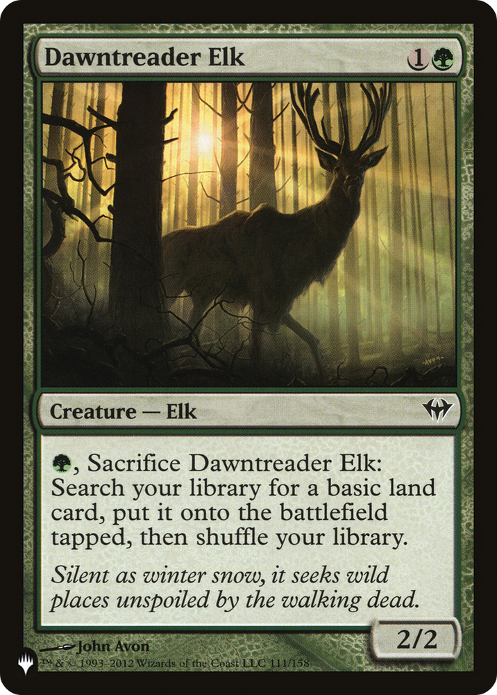 Dawntreader Elk [The List] Magic: The Gathering