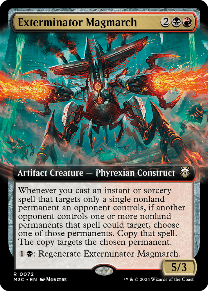 Exterminator Magmarch (Extended Art) [Modern Horizons 3 Commander] Magic: The Gathering