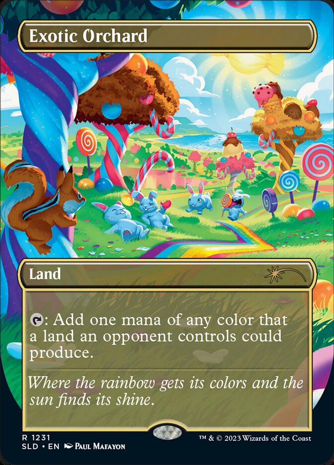 Exotic Orchard (Borderless) [Secret Lair Drop Series] Magic: The Gathering