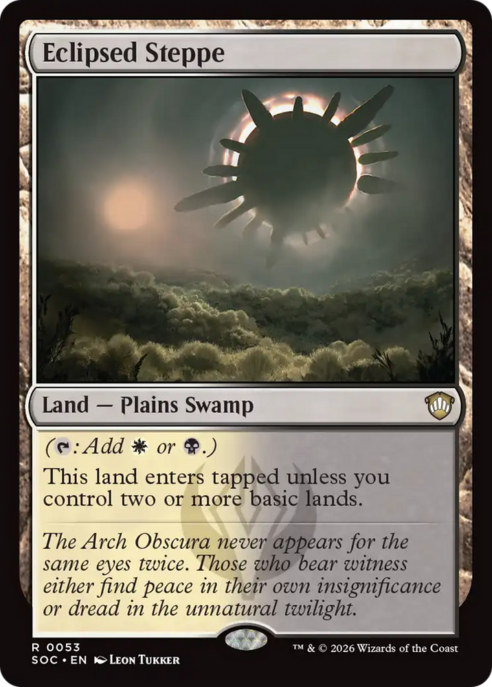 Eclipsed Steppe [Secrets of Strixhaven Commander] Magic: The Gathering