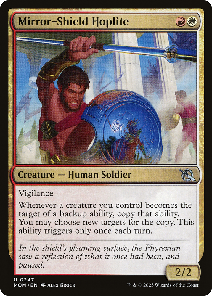 Mirror-Shield Hoplite [March of the Machine] Magic: The Gathering