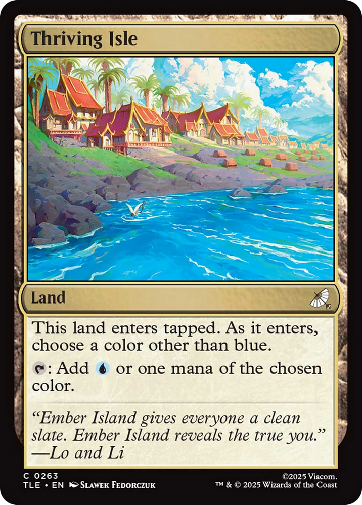 Thriving Isle [Avatar: The Last Airbender: Eternal-Legal] Magic: The Gathering