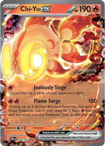 Chi-Yu ex (040/193) [Scarlet & Violet: Paldea Evolved] Pokémon