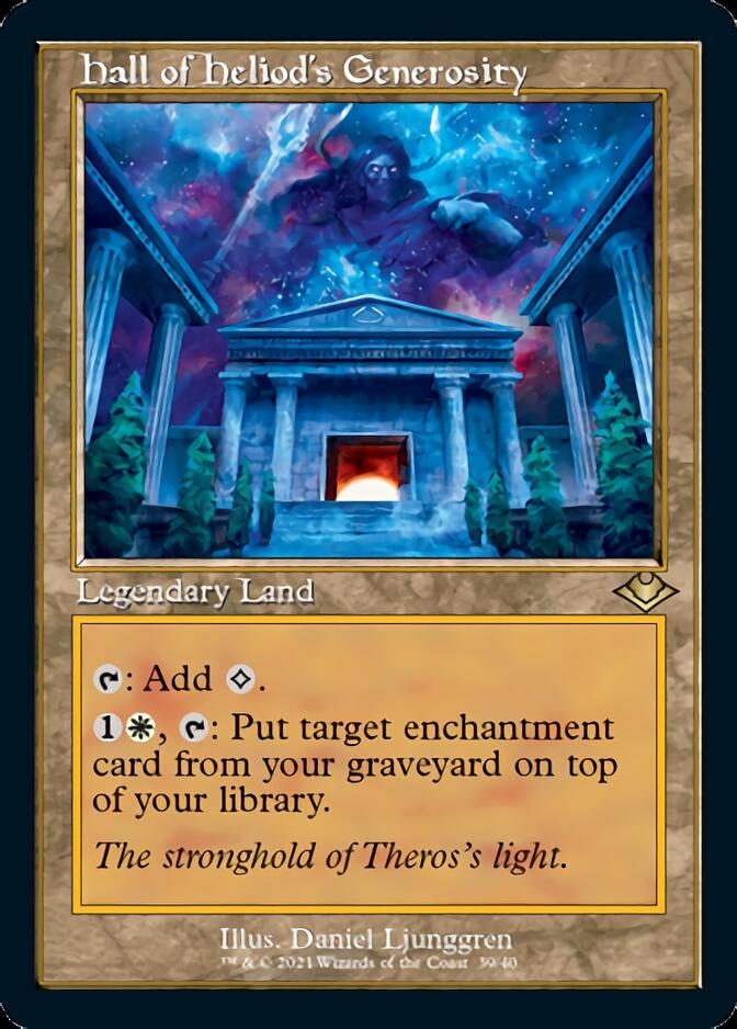 Hall of Heliod's Generosity (Retro Foil Etched) [Modern Horizons] Magic: The Gathering