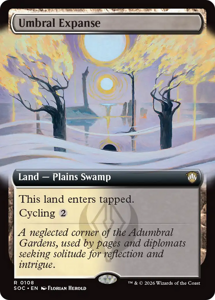 Umbral Expanse (Extended Art) [Secrets of Strixhaven Commander] Magic: The Gathering