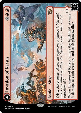 Invasion of Karsus // Refraction Elemental [March of the Machine] Magic: The Gathering