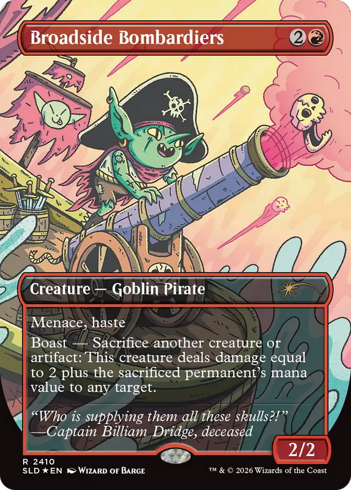 Broadside Bombardiers [Secret Lair Drop Series] Magic: The Gathering