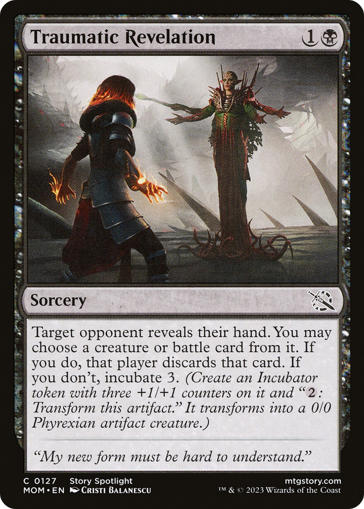 Traumatic Revelation [March of the Machine] Magic: The Gathering