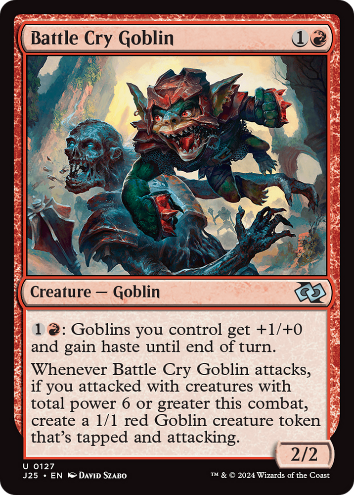 Battle Cry Goblin [Foundations Jumpstart] Magic: The Gathering