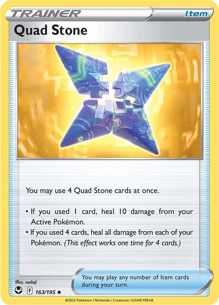 Quad Stone (163/195) [Sword & Shield: Silver Tempest] Pokémon