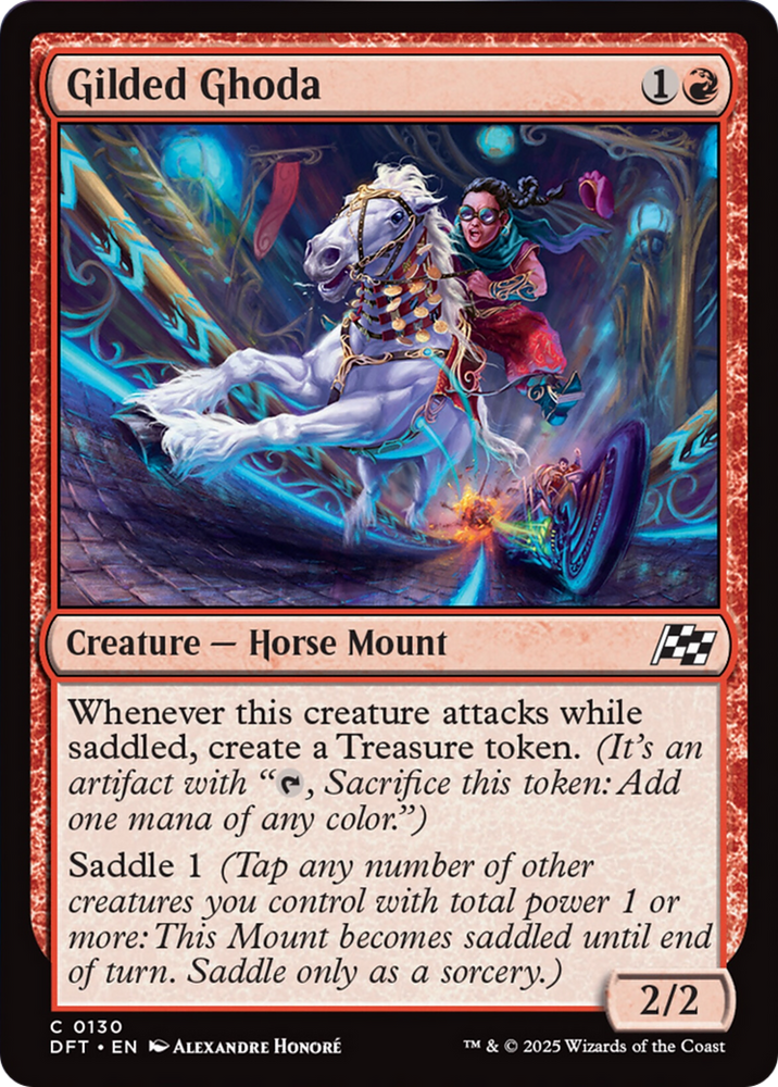 Gilded Ghoda [Aetherdrift] Magic: The Gathering