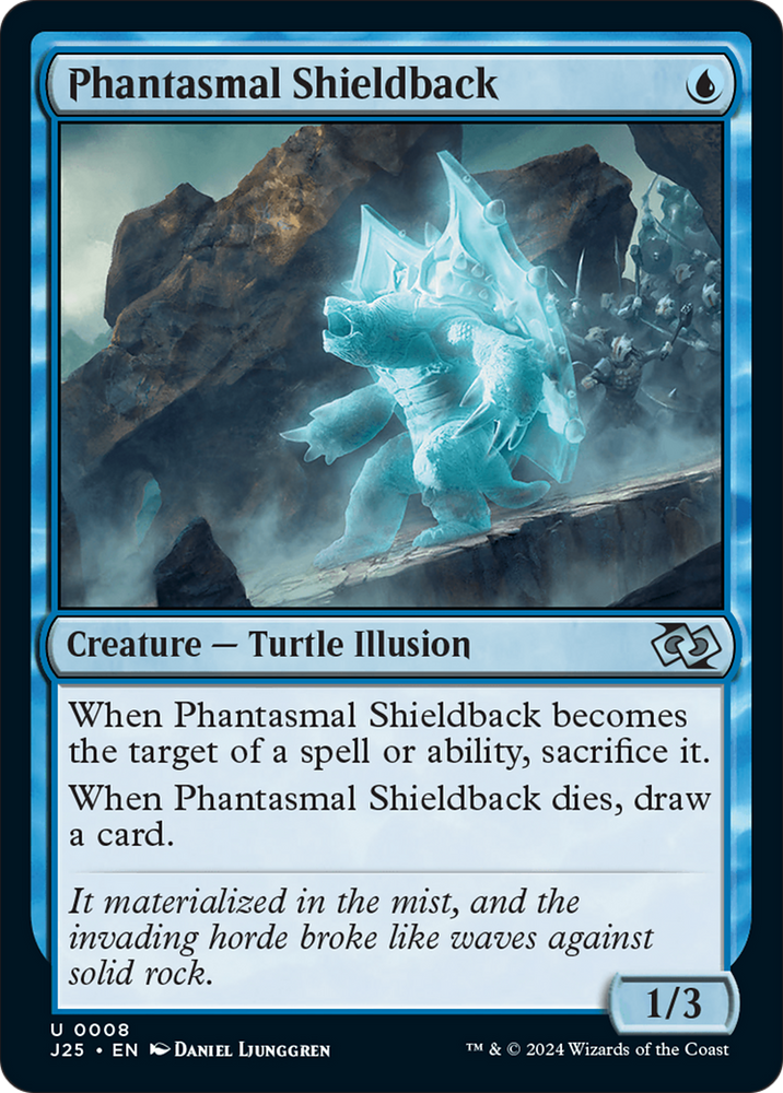 Phantasmal Shieldback [Foundations Jumpstart] Magic: The Gathering
