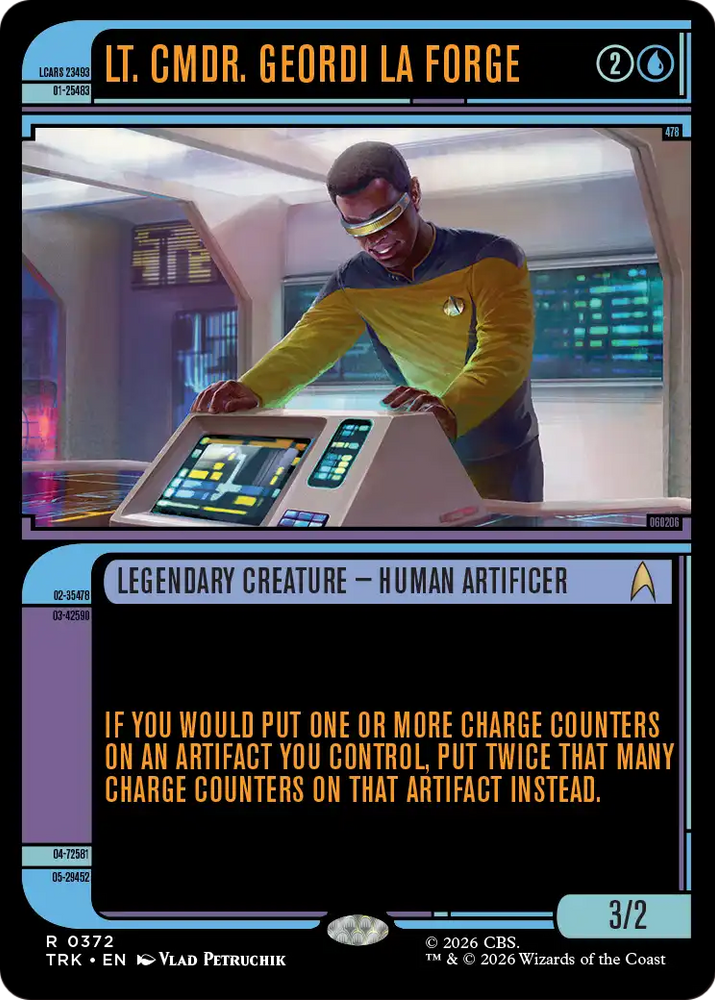 Lt. Cmdr. Geordi La Forge (Showcase) [Star Trek] Magic: The Gathering