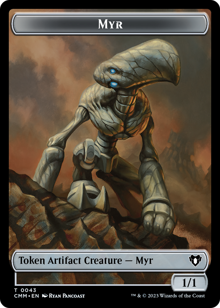 Myr Token [Commander Masters Tokens] Magic: The Gathering