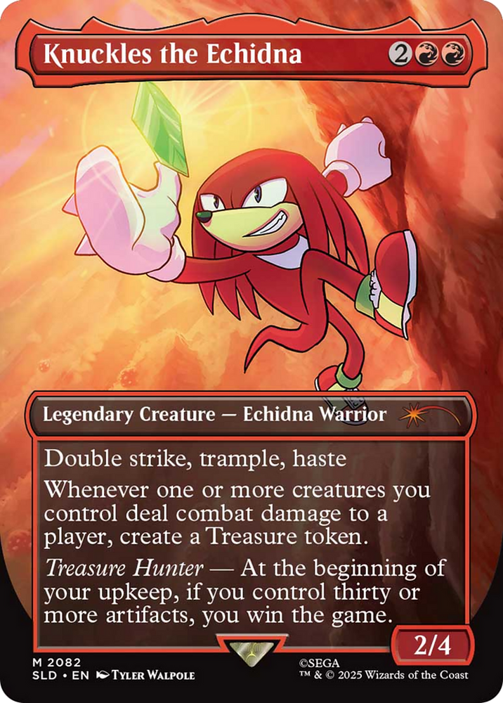 Knuckles the Echidna [Secret Lair Drop Series] Magic: The Gathering