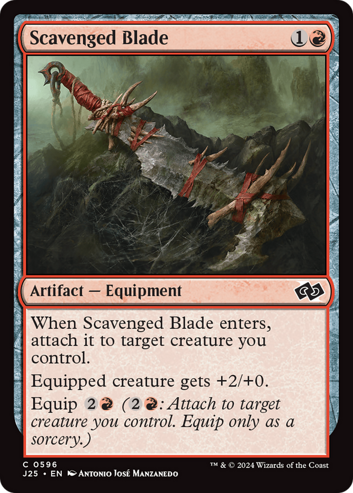 Scavenged Blade [Foundations Jumpstart] Magic: The Gathering